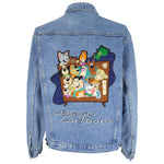 Vintage (Warner Bros.) - Hanna Barbera Denim Bomber Jacket 1990s Large