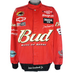 NASCAR (Jeff Hamilton) - Bud King Of Beers Dale Earnhardt Jr. Jacket 1990s X-Large