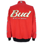 NASCAR (Jeff Hamilton) - Budweiser King Of Beers Jacket 1990s X-Large Vintage Retro