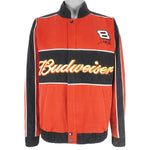 NASCAR (Winners Circle) - Dale Jr. No. 8 Bud Racing Embroidered Jacket 1990s X-Large