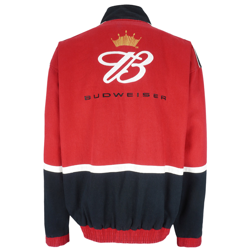 NASCAR (Winners Circle) - Budweiser Big Logo Jacket 1990s XX-Large Vintage Retro