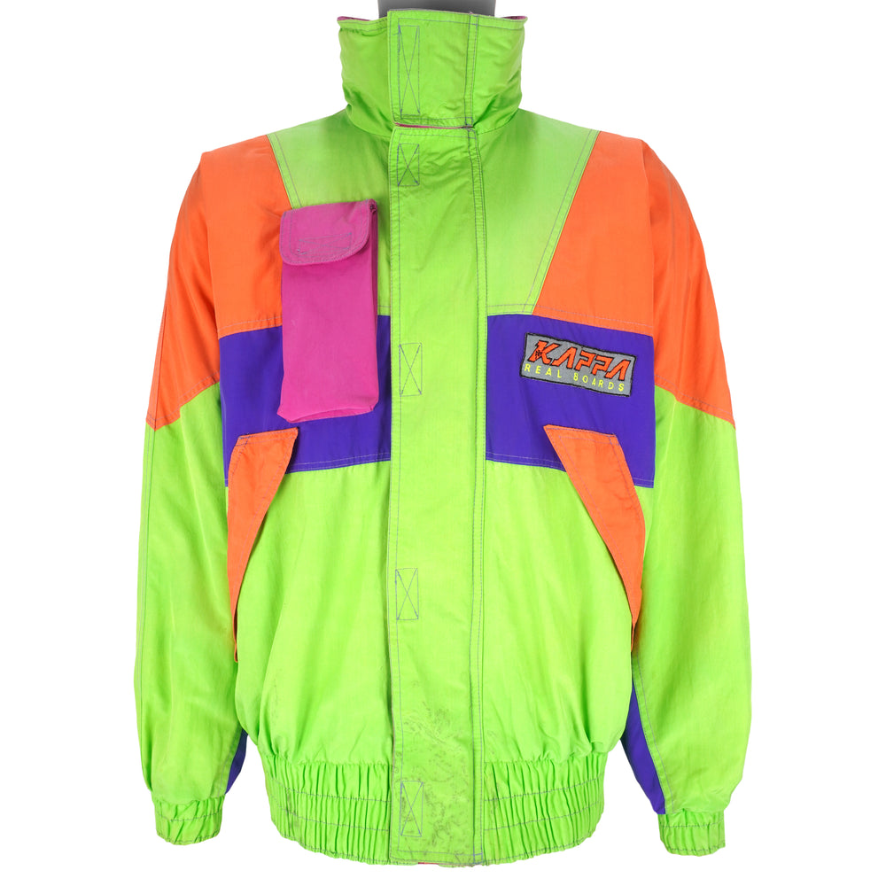 Kappa - Green Real Boards Zip-Up Jacket 1990s X-Large Vintage Retro