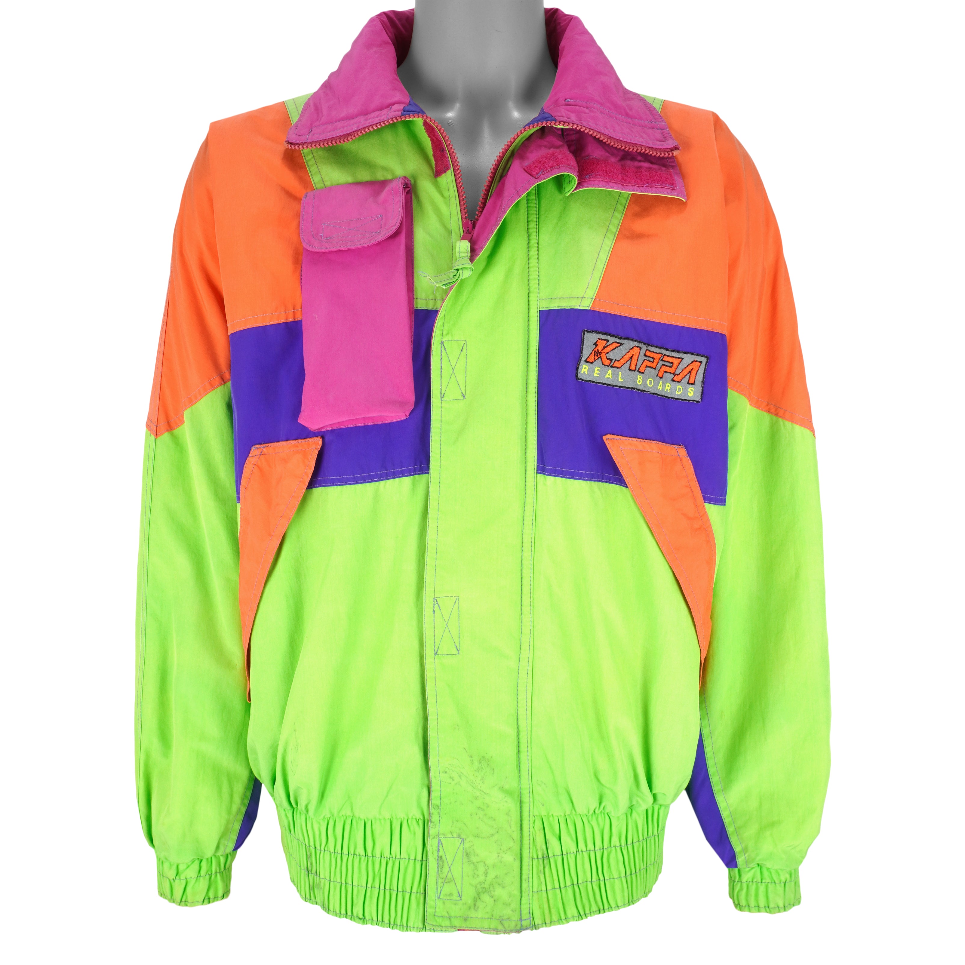 Vintage Kappa - Green Real Boards Zip-Up Ski Jacket 1990s X-Large – Vintage Clothing