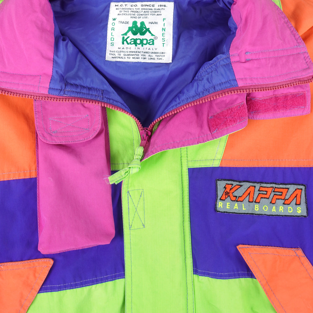Kappa - Green Real Boards Zip-Up Jacket 1990s X-Large Vintage Retro