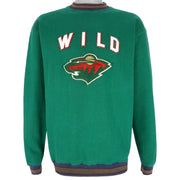 NHL (Rawlings) - Minnesota Wild Sweatshirt 2000s Medium Vintage Retro Hockey