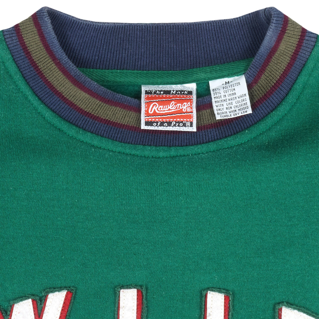 NHL (Rawlings) - Minnesota Wild Sweatshirt 2000s Medium Vintage Retro Hockey