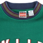 NHL (Rawlings) - Minnesota Wild Sweatshirt 2000s Medium Vintage Retro Hockey