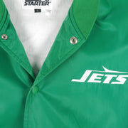 Starter - New York Jets Button-Up Satin Jacket 1990s Large Vintage Retro Football
