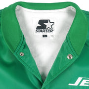 Starter - New York Jets Button-Up Satin Jacket 1990s Large Vintage Retro Football