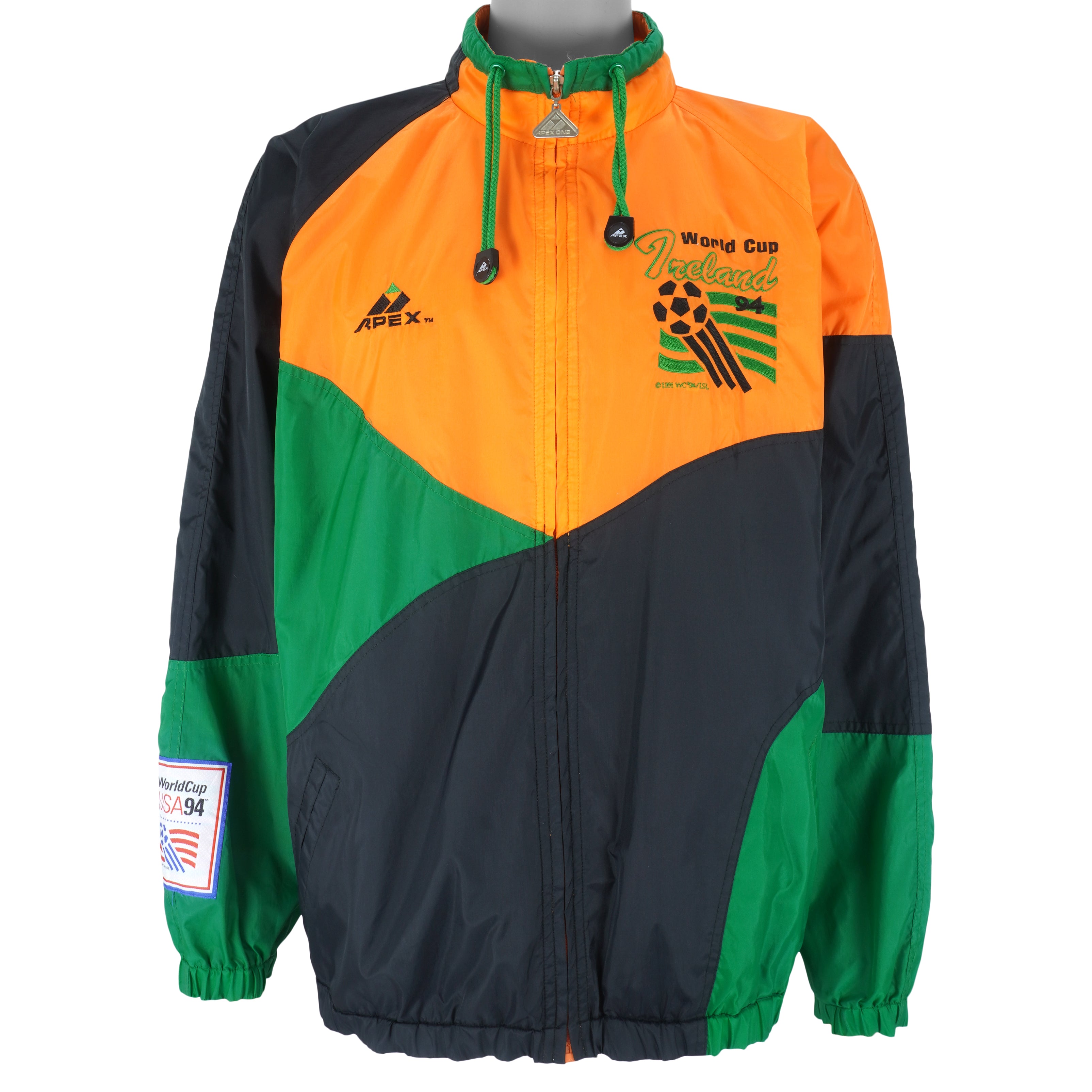 Vintage (Apex) - Team Iceland World Cup Jacket 1990s Large Vintage Retro Football