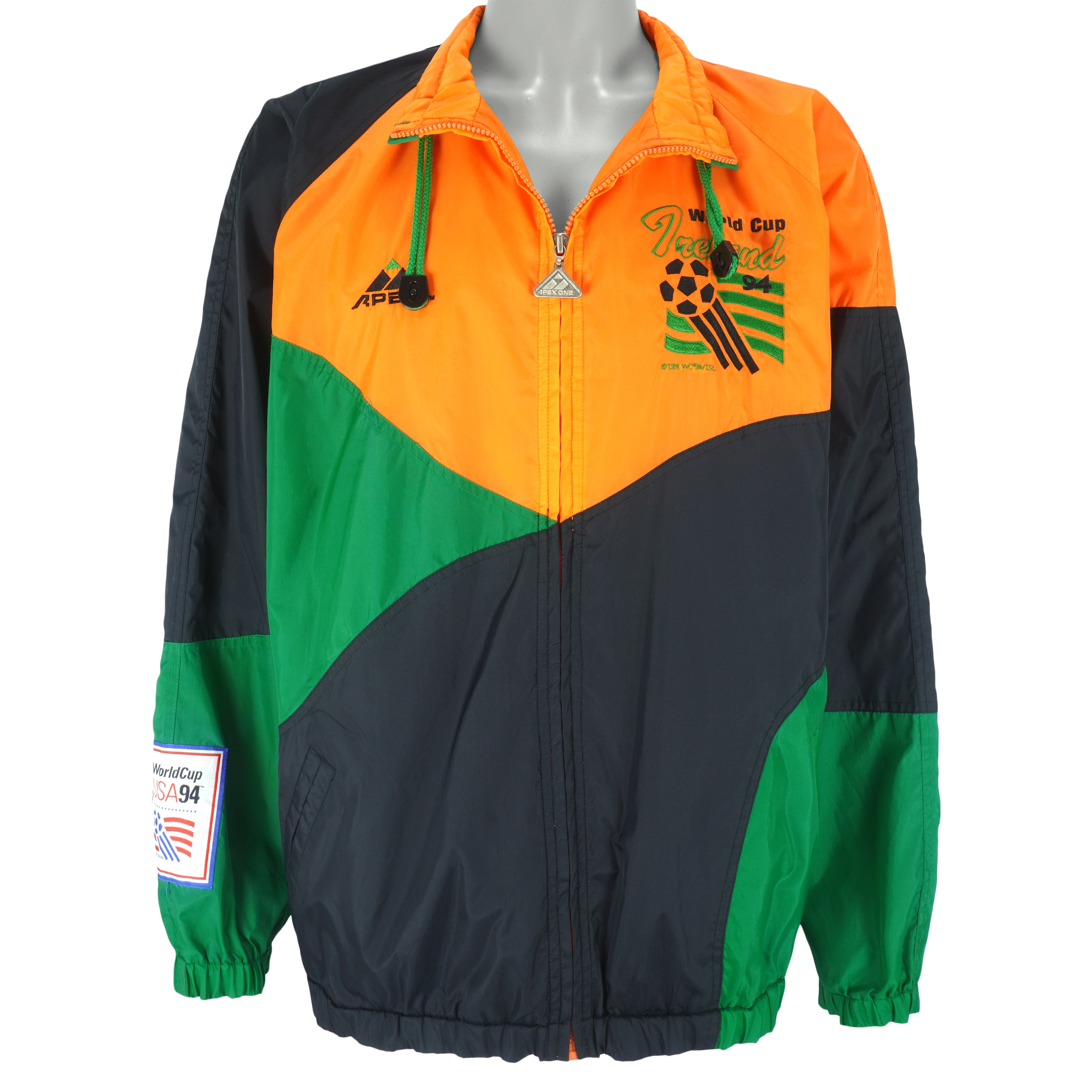 Vintage (Apex) - Team Iceland World Cup Jacket 1990s Large Vintage Retro Football