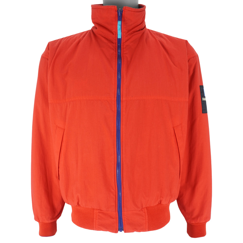 Helly Hansen - Red & Blue Sea Life Reversible Jacket 1990s Medium Vintage Retro