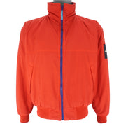 Helly Hansen - Red & Blue Sea Life Reversible Jacket 1990s Medium Vintage Retro