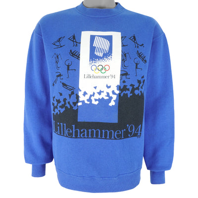 Vintage (Hanes) - Lillehammer Winter Olympics Games Sweatshirt 1994 Large