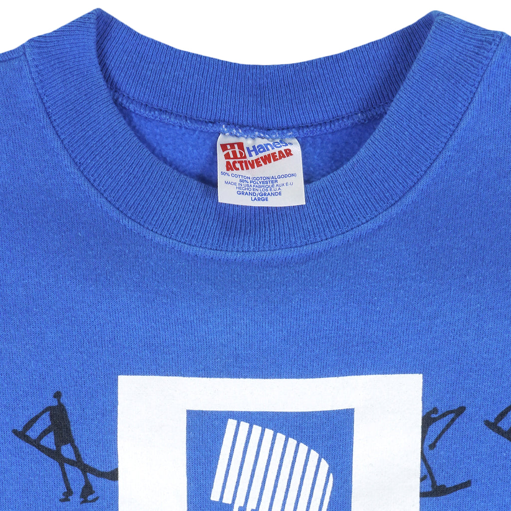 Vintage (Hanes) - Lillehammer Winter Games Crew Neck Sweatshirt 1994 Large
