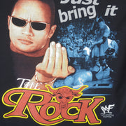 Vintage (AAA) - WWF The Rock Just Bring It Crew Neck Sweatshirt 1990s Large Vintage Retro