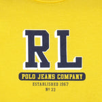 Ralph Lauren (Polo) - Yellow Polo Jeans Co. Sweatshirt 1990s X-Large Vintage Retro