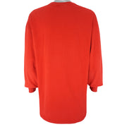 Nike - Red Crew Neck Sweatshirt 2000s XX-Large Vintage Retro