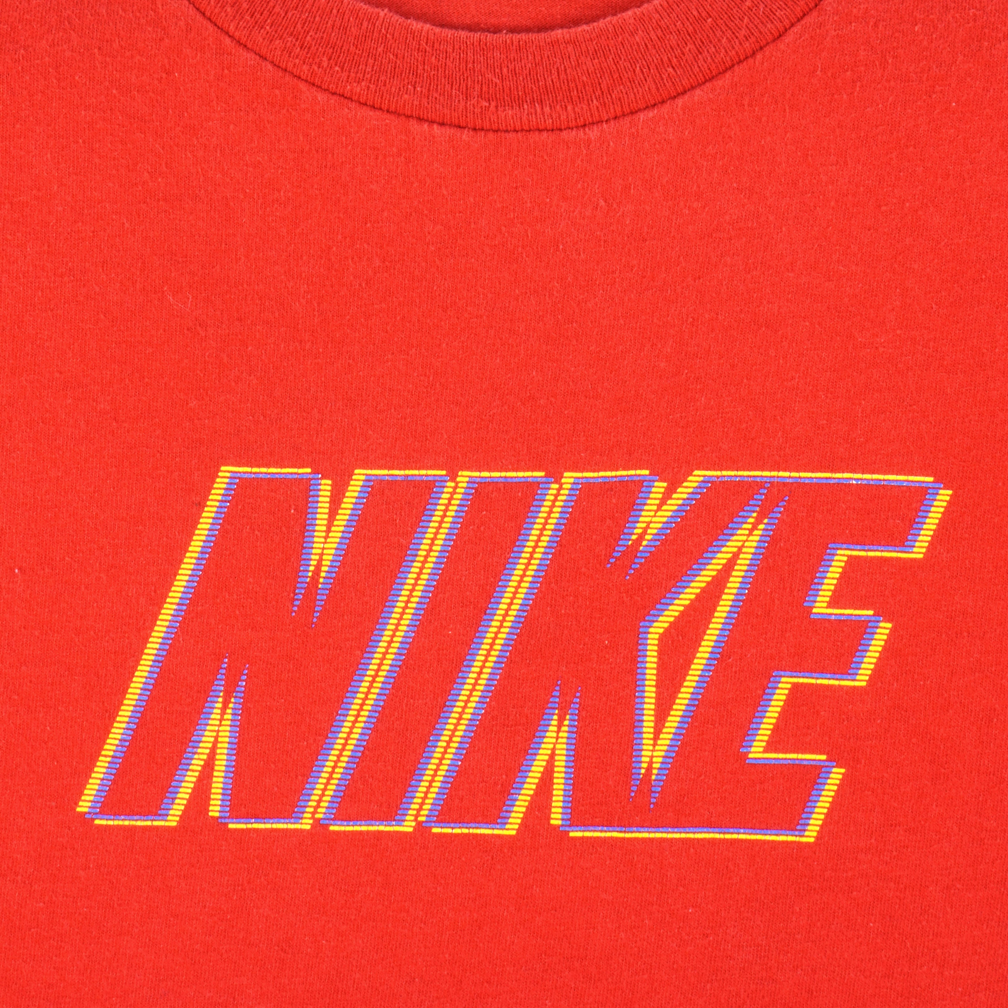 Nike - Red Crew Neck Sweatshirt 2000s XX-Large Vintage Retro