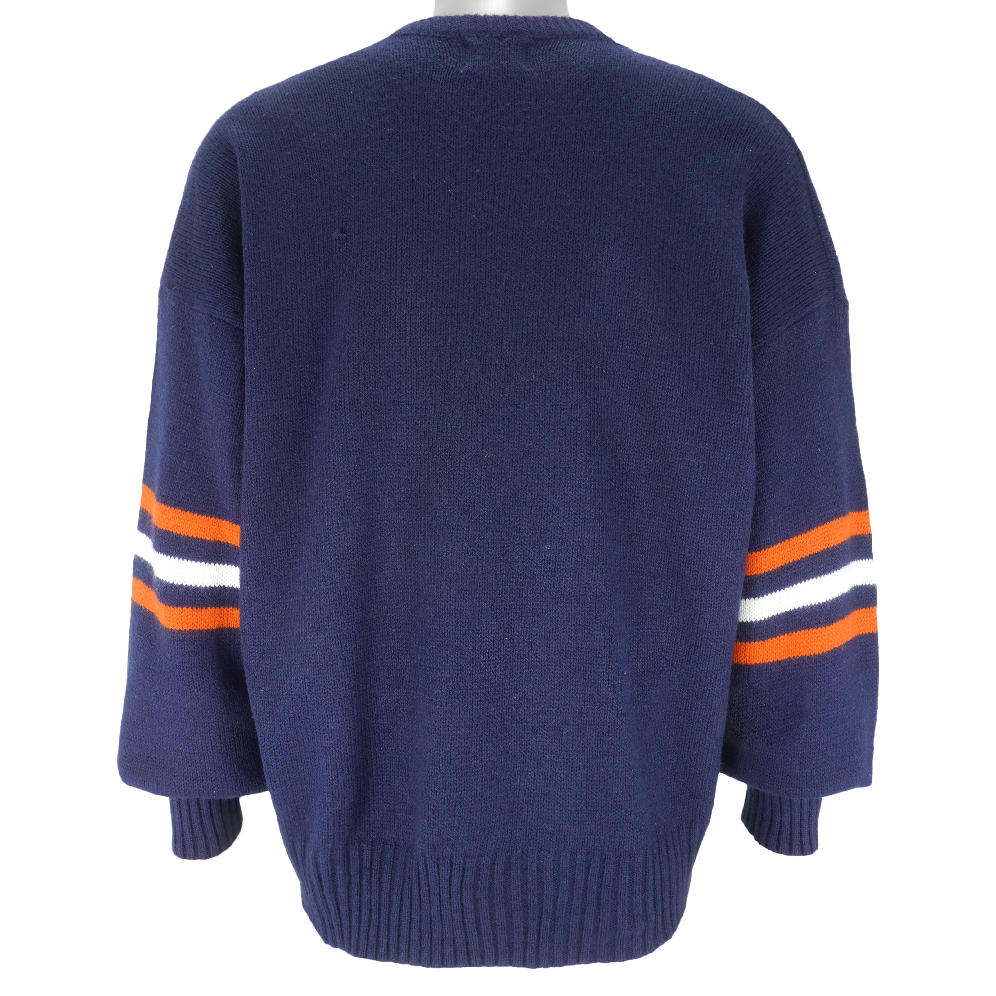 Vintage NFL (Cliff Engle) - Chicago Bears Crew Neck Knit Sweater 1980s Large