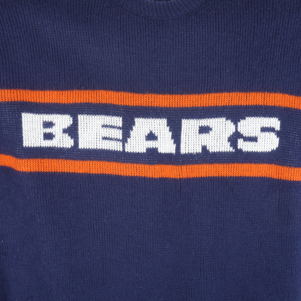 NFL - Chicago Bears Crew Neck Sweater 1990s Large Vintage Retro Football
