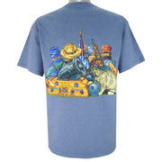 Vintage (Anvil) - Cats Virginia Breakout T-Shirt 1990s X-Large Vintage Retro