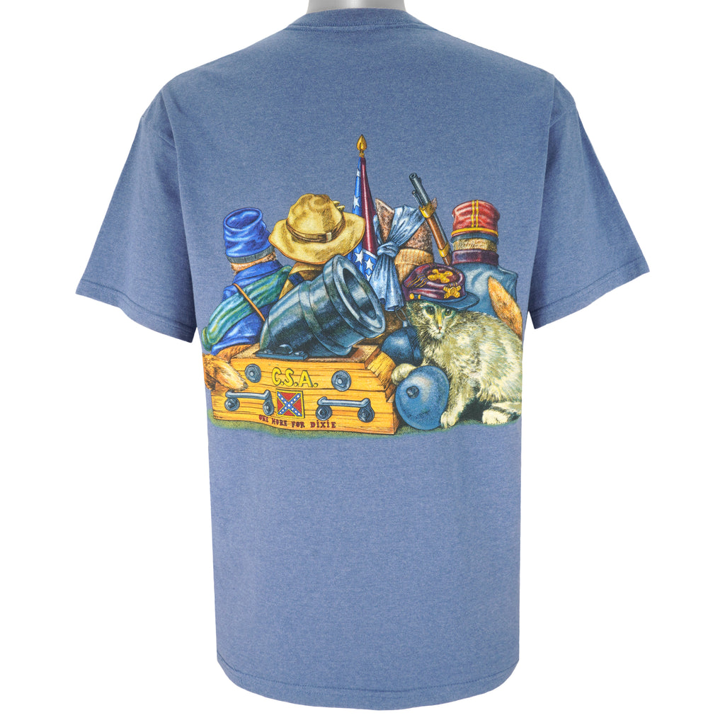 Vintage (Anvil) - Cats Virginia Breakout T-Shirt 1990s X-Large Vintage Retro