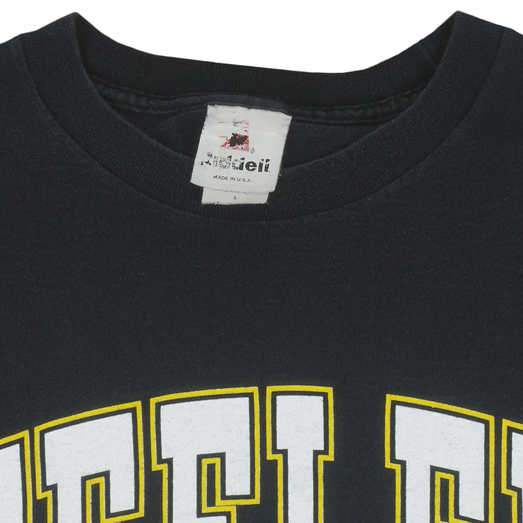 NFL (Riddell) -  Pittsburgh Steelers Big Logo T-Shirt 1997 Large Vintage Retro Football