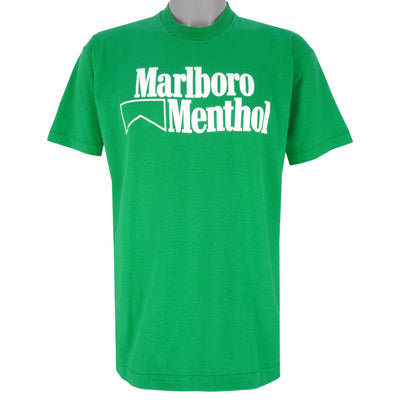 Vintage (Screen Stars Best) - Marlboro Menthol Single Stitch T-Shirt 1990s X-Large