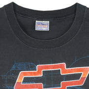 Vintage - Chevrolet Get Used To The View Racing T-Shirt 1990s Large Vintage Retro