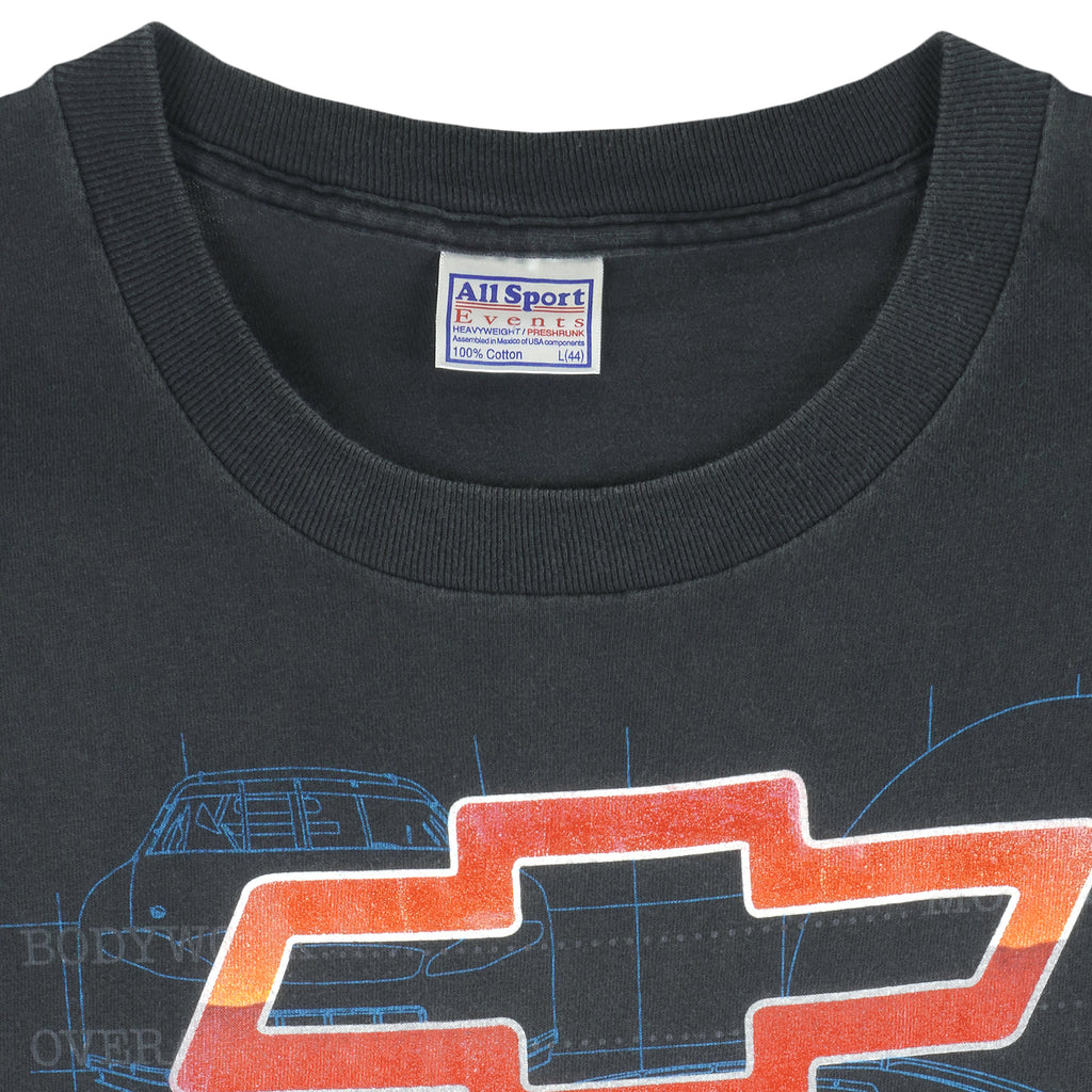 Vintage - Chevrolet Get Used To The View Racing T-Shirt 1990s Large Vintage Retro