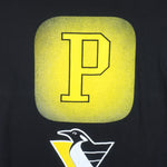 NHL (Pure Magic) - Pittsburgh Penguins Big Logo T-Shirt 1990s Large Vintage Retro Hockey