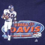 NFL (Oneita) - Denver Broncos Davis Number 30 T-Shirt 1990s Medium Vintage Retro Football