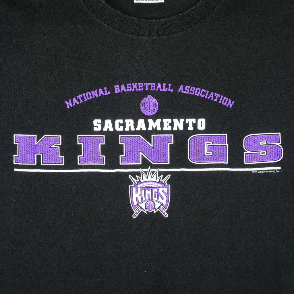 NBA (Lee) - Sacramento Kings T-Shirt 1990s X-Large Vintage Retro Basketball