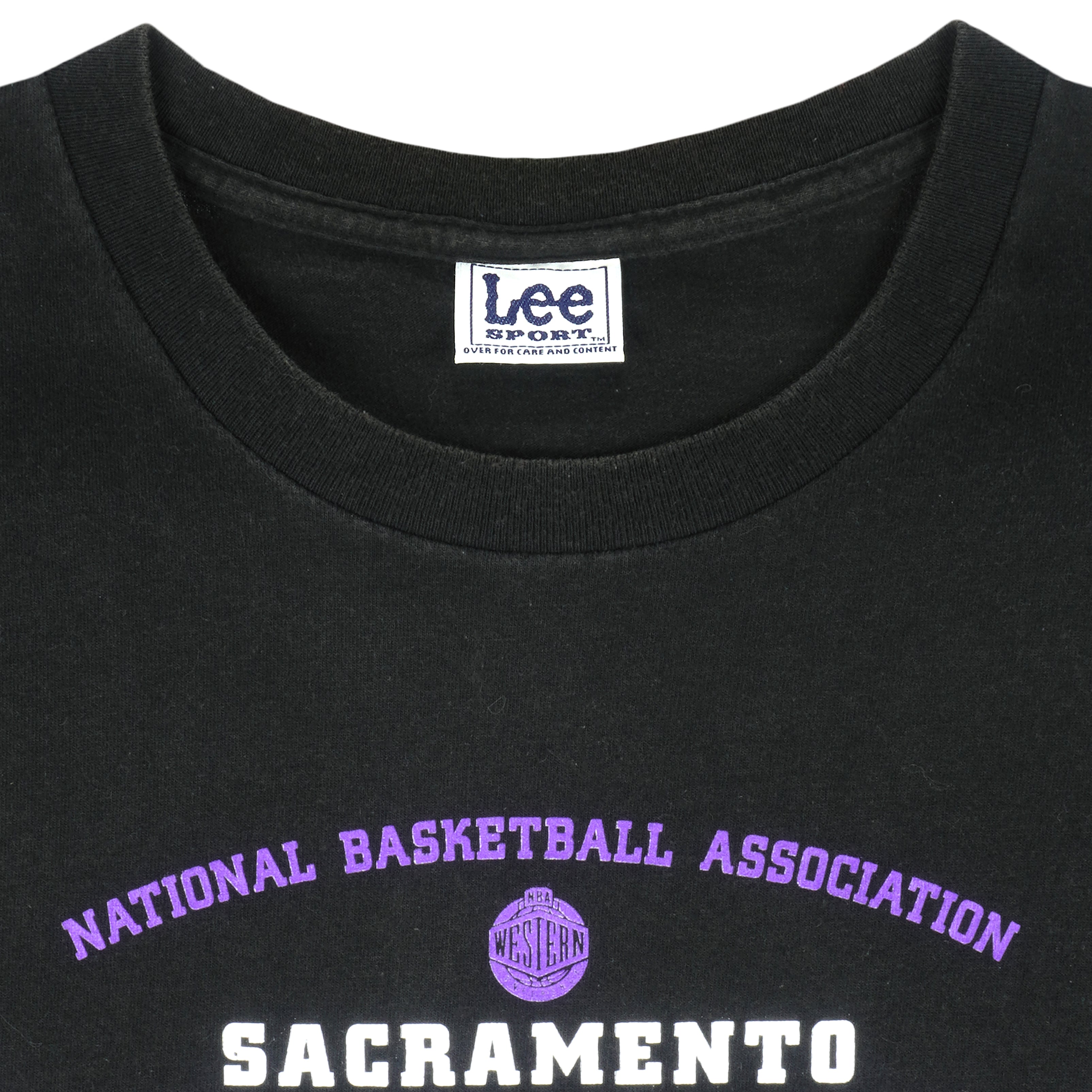 NBA (Lee) - Sacramento Kings T-Shirt 1990s X-Large Vintage Retro Basketball