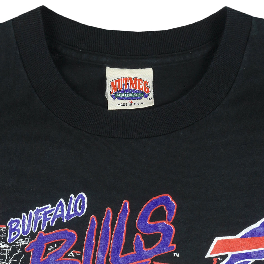 NFL - New York Giants vs Buffalo Bills Super Bowl 25th T-Shirt 1991 X-Large Vintage Retro Football