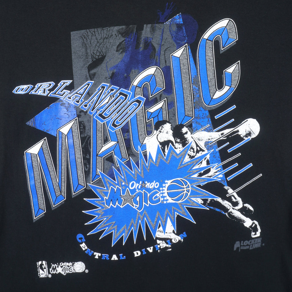 NBA - Orlando Magic Central Division T-Shirt 1990s X-Large Vintage Retro Basketball