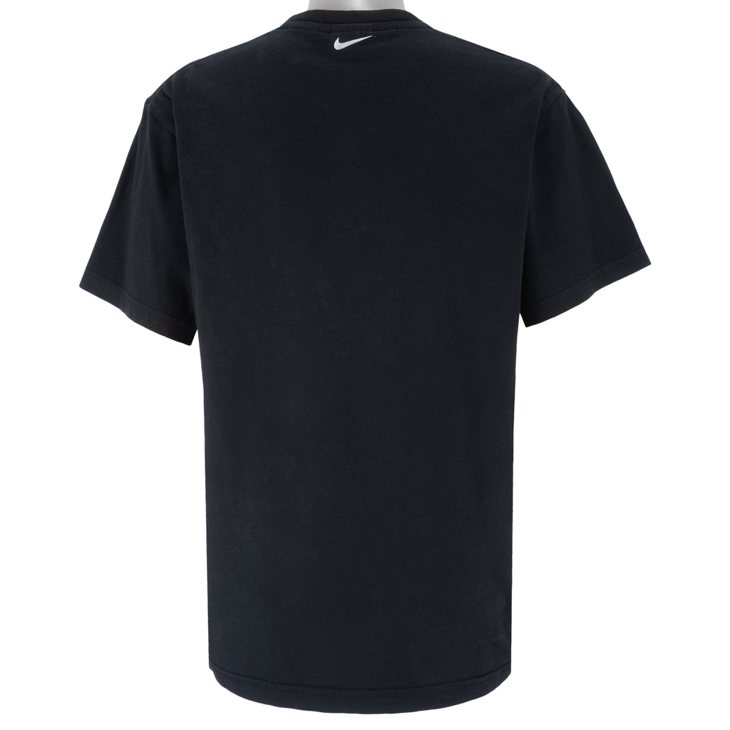 Nike - Black 3D T-Shirt 1990s X-Large Vintage Retro