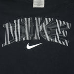 Nike - Black 3D T-Shirt 1990s X-Large Vintage Retro