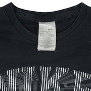 Nike - Black 3D T-Shirt 1990s X-Large Vintage Retro