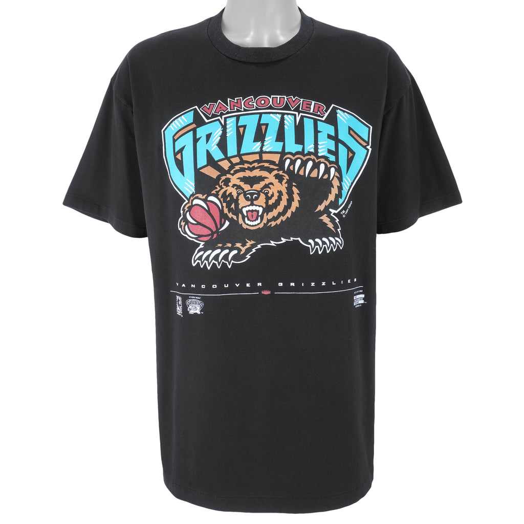 NBA (My Favorite Team) - Vancouver Grizzlies T-Shirt 1994 X-Large Vintage Retro Basketball