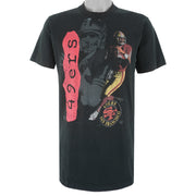 NFL (Salem) - Black San Francisco 49ers T-Shirt 1990s Large Vintage Retro Football