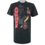 NFL (Salem) - Black San Francisco 49ers T-Shirt 1990s Large Vintage Retro Football
