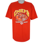 NFL (Pro Player) - Kansas City Chiefs Big Logo T-Shirt 1990s XX-Large Vintage Retro Football