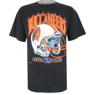 NFL (Salem) - Tampa Bay Buccaneers Helmet T-Shirt 1993 Large