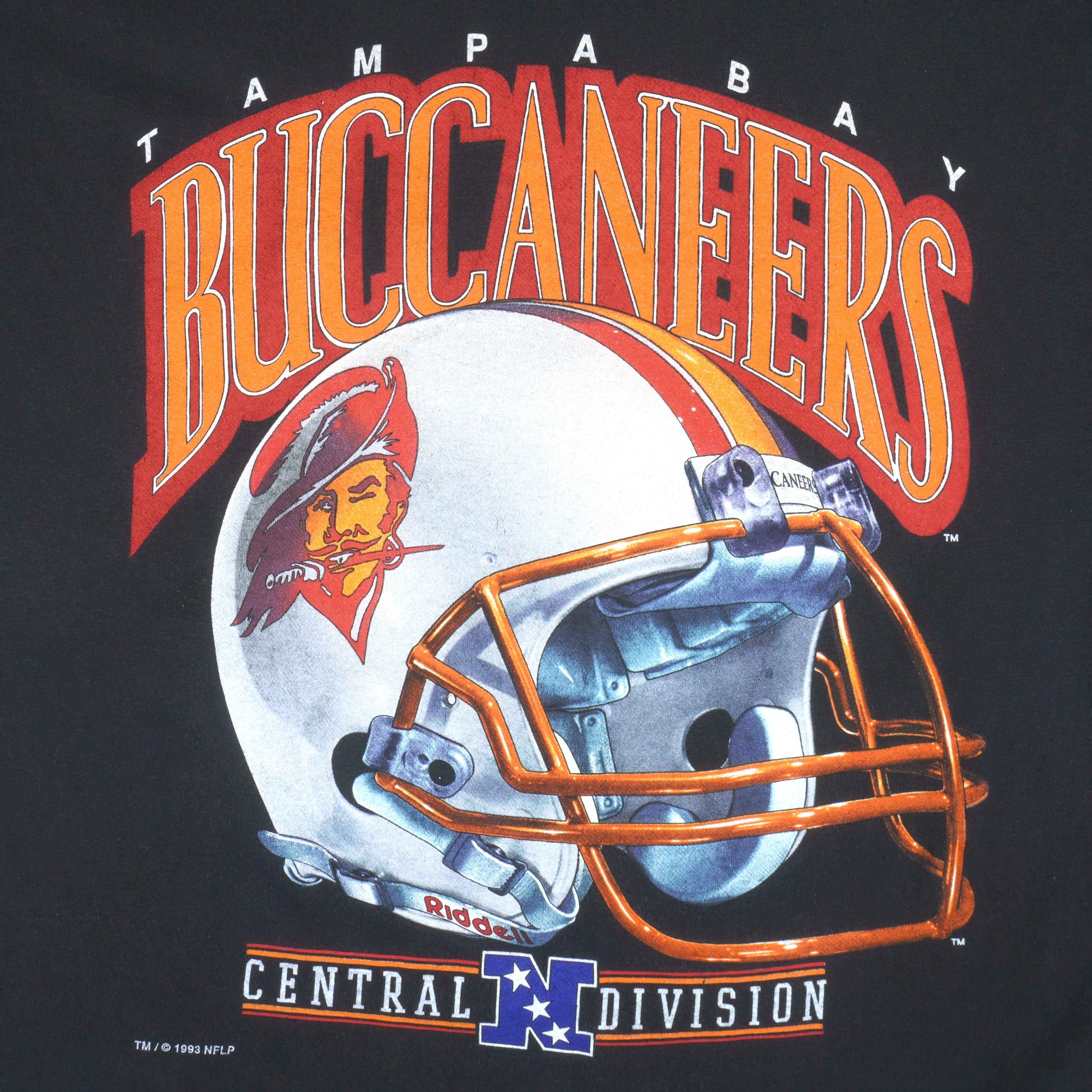 NFL (Salem) - Tampa Bay Buccaneers Big Logo T-Shirt 1993 Large Vintage Retro Football