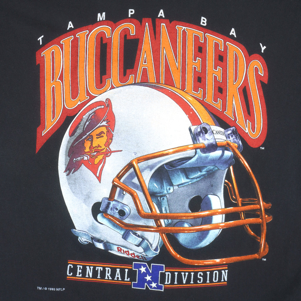 NFL (Salem) - Tampa Bay Buccaneers Big Logo T-Shirt 1993 Large Vintage Retro Football