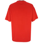 Nike - Red Big Logo T-Shirt 1990s X-Large Vintage Retro