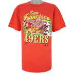 NFL (Salem) - Red San Francisco 49ers T-Shirt 1990 X-Large Vintage Retro Football