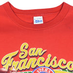 NFL (Salem) - Red San Francisco 49ers T-Shirt 1990 X-Large Vintage Retro Football